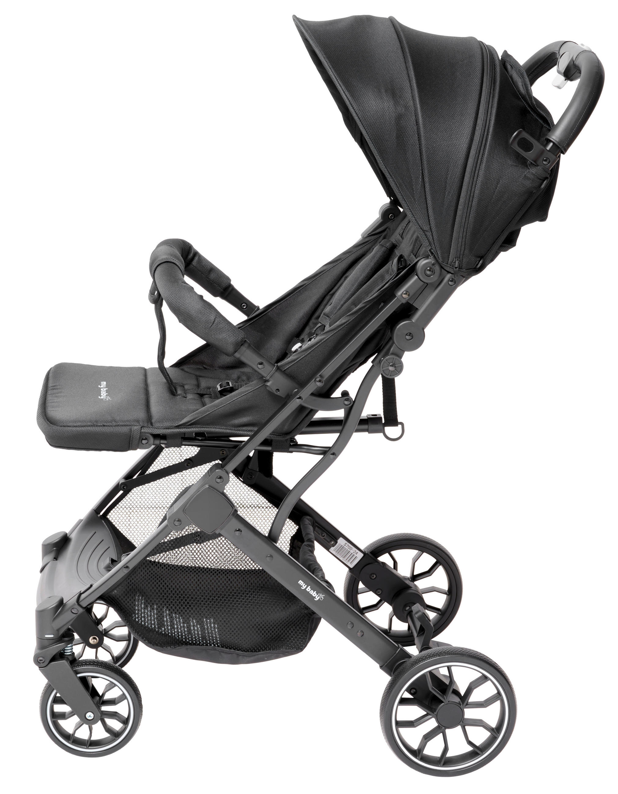 BUGGY Dubai  - Schwarz, Basics, Textil/Metall (70/51/103cm) - My Baby Lou