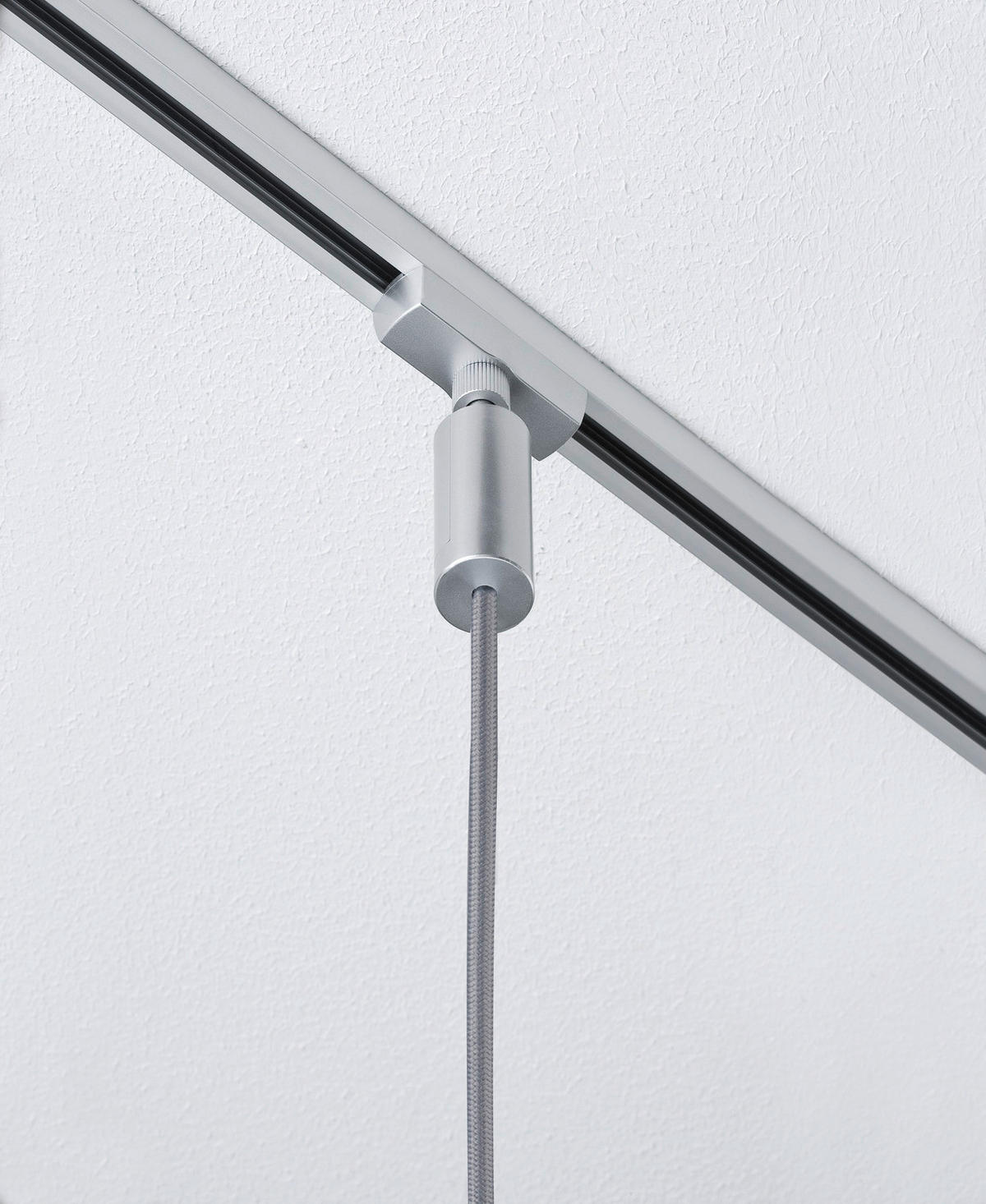 SCHIENENSYSTEM-HÄNGELEUCHTE URail 150 cm   - Chromfarben, Design, Metall (150cm) - Paulmann