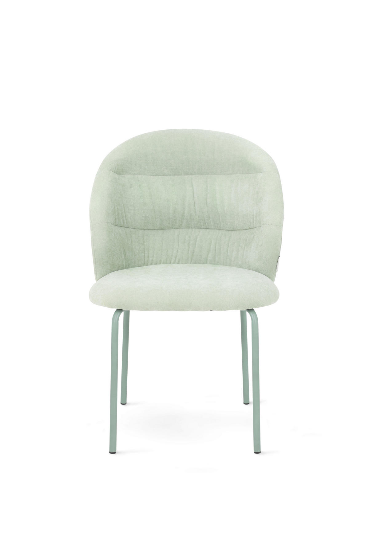 STUHL  in Stahl Chenille Metall, Textil  - Salbeigrün, Basics, Textil/Metall (51/83/59cm) - Tom Tailor