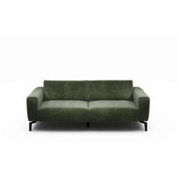 2,5-SITZER in Samt Waldgrün  - Waldgrün/Schwarz, Design, Textil/Metall (220/86/86-94cm) - SENSOO