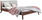BETT Nussbaum massiv 140/200 cm Nussbaumfarben, Hellgrau  - Nussbaumfarben/Hellgrau, Natur, Holz (140/200cm) - Hasena