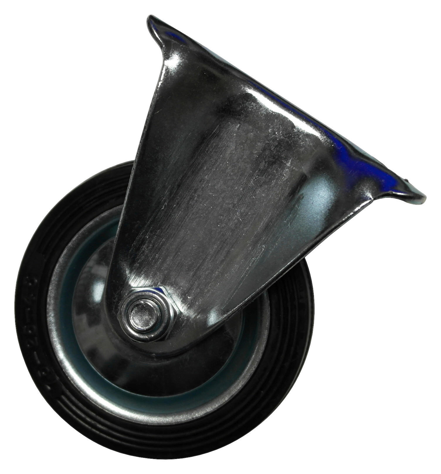 Lenkrollen Möbel aus Stahl und Gummi 1 Stk., Universalrollen