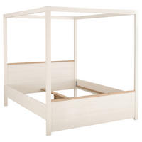 HIMMELBETT 180/200 cm,  in Weiß, Eiche Artisan,  - Weiß/Eiche Artisan, Design (180/200cm) - SetOne by Musterring