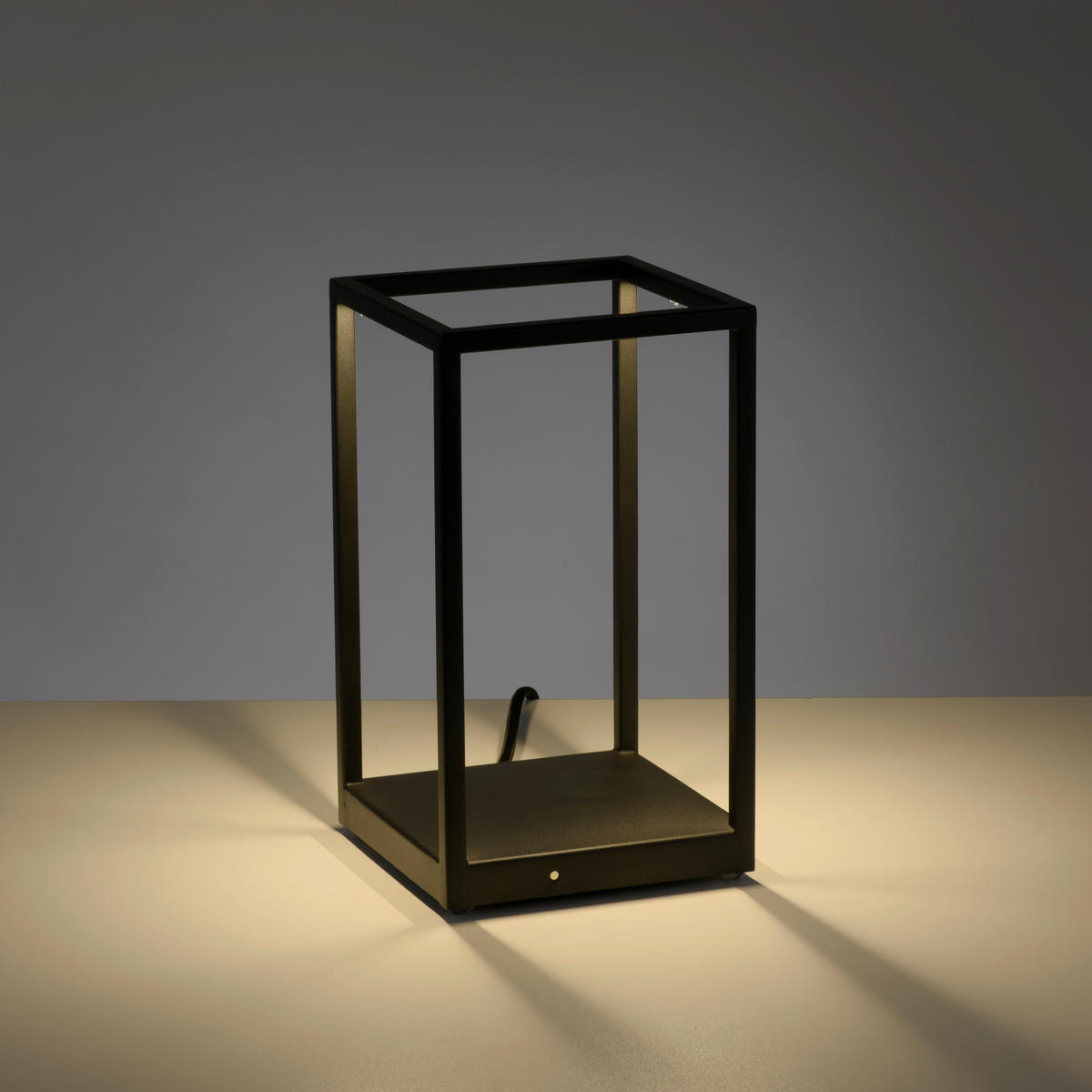 LED SVJETILJKA STOLNA Contura  - crna, Lifestyle, metal/plastika (15/15/26,6cm)