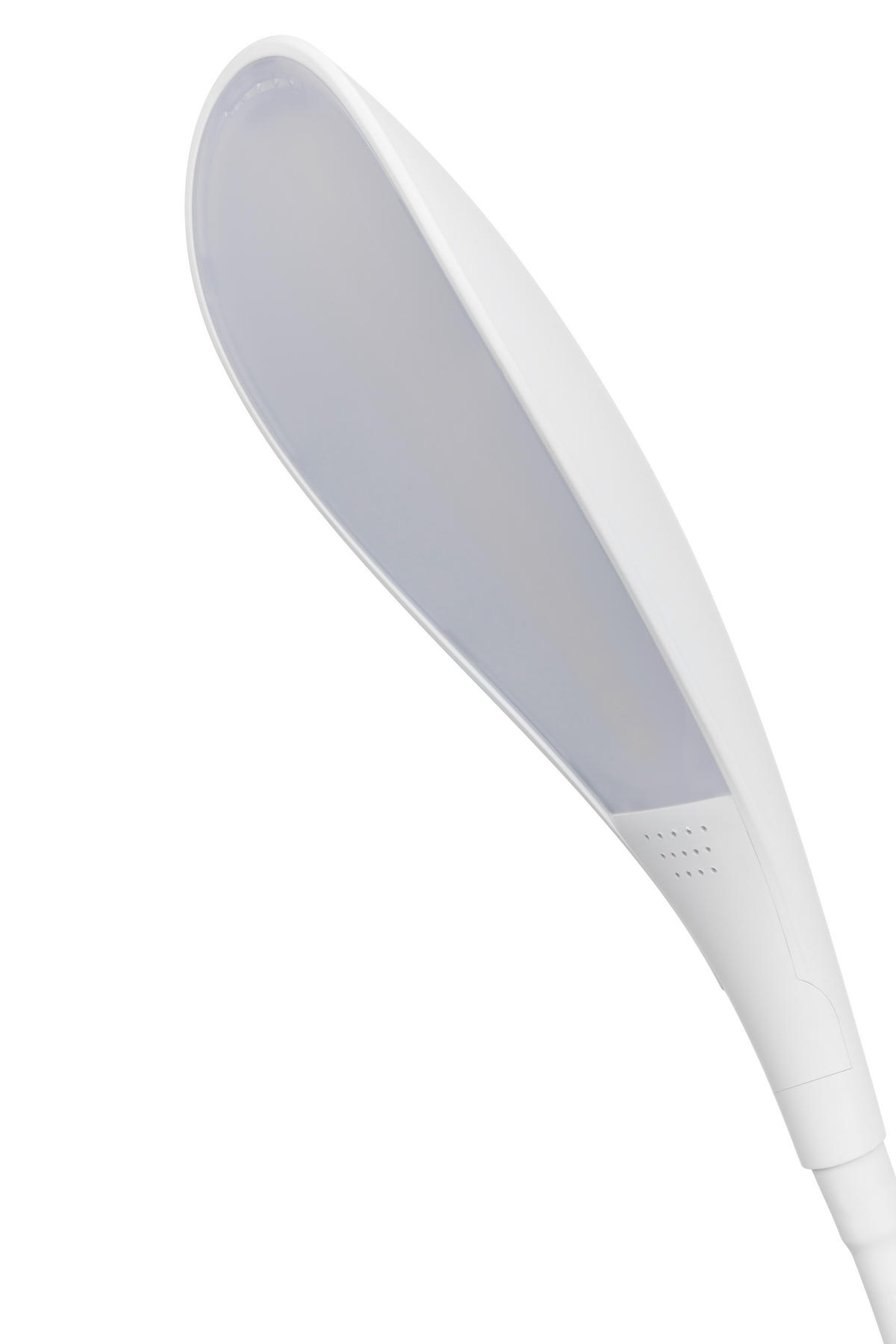 LAMPA NA PÍSACÍ STÔL, dotykový stmievač, 22/17/37,5 cm - biela, Basics, plast (22/17/37,5cm) - Novel