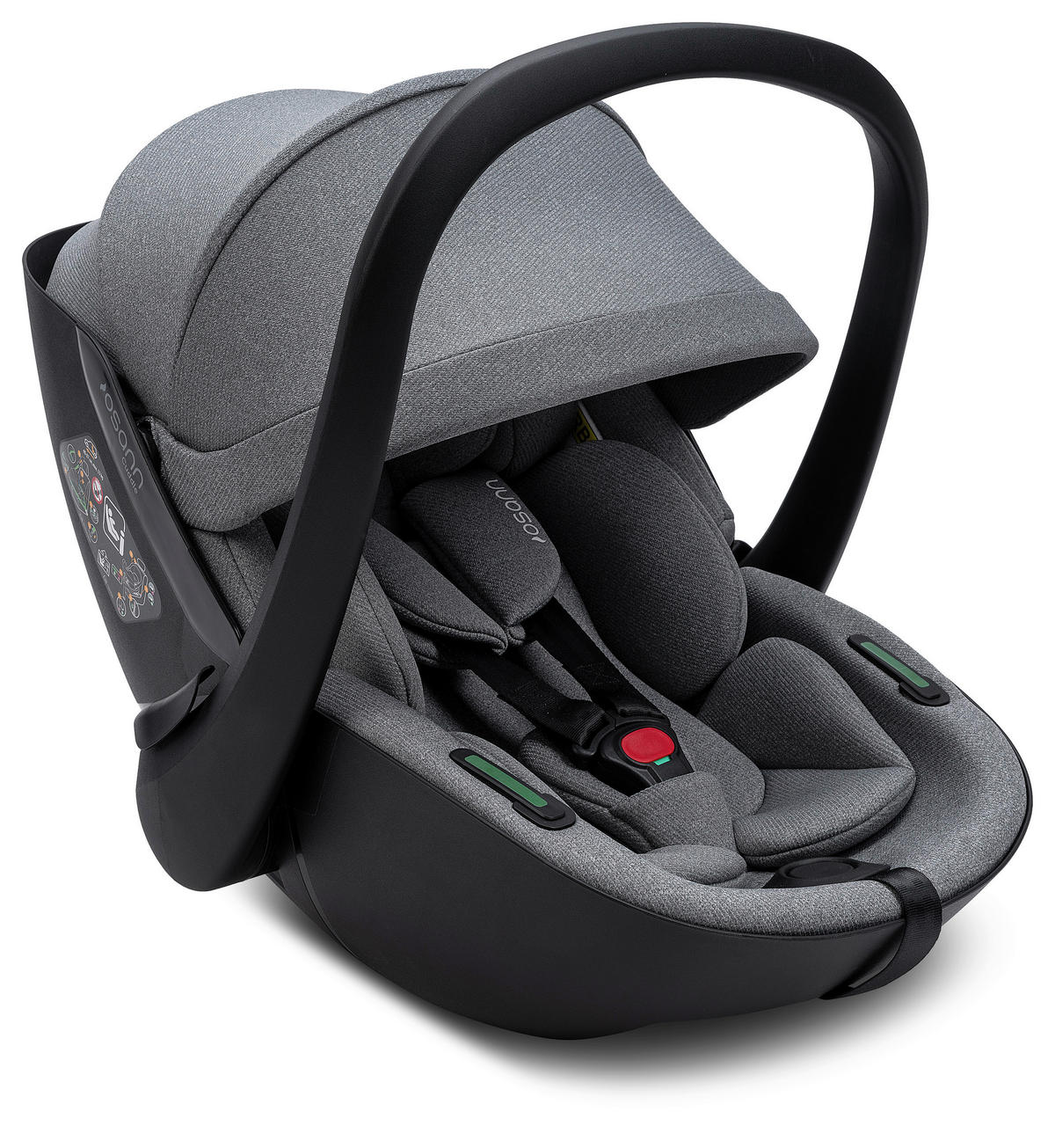 BABYSCHALE   - Grau, KONVENTIONELL, Kunststoff (68/43,5/52cm) - Osann