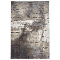 WEBTEPPICH 80/150 cm Timber Anthrazit, Creme, Grau, Dunkelgrau  - Dunkelgrau/Anthrazit, Design, Textil (80/150cm) - WECON HOME