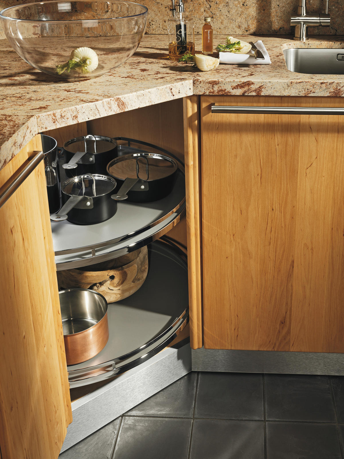 EINBAUKÜCHE RONDO  - Design, Holz - TEAM 7