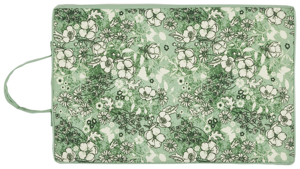 KNIEMATTE - Grün, LIFESTYLE, Textil (40,00/25,00/4,00cm)