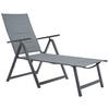 LEŽALJKA VRTNA  antracit, tamno siva  metal, tekstil      - tamno siva/antracit, Moderno, metal/tekstil (70/105/140cm) - Ambia Garden