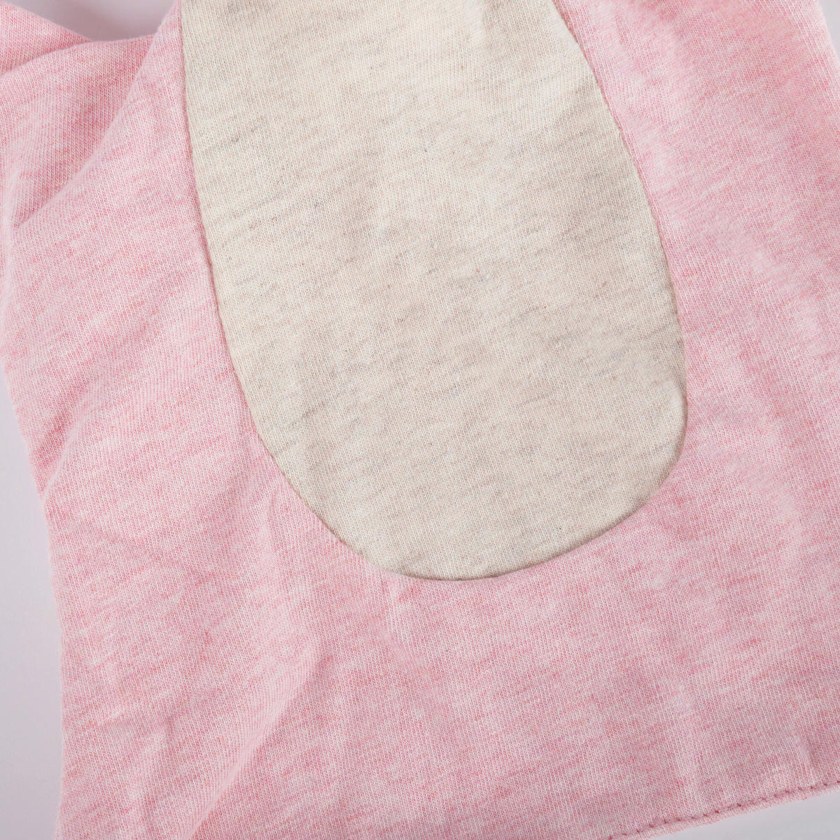 SCHMUSETUCH - Hellrosa/Weiß, Basics, Textil (22/26/9cm) - Sigikid