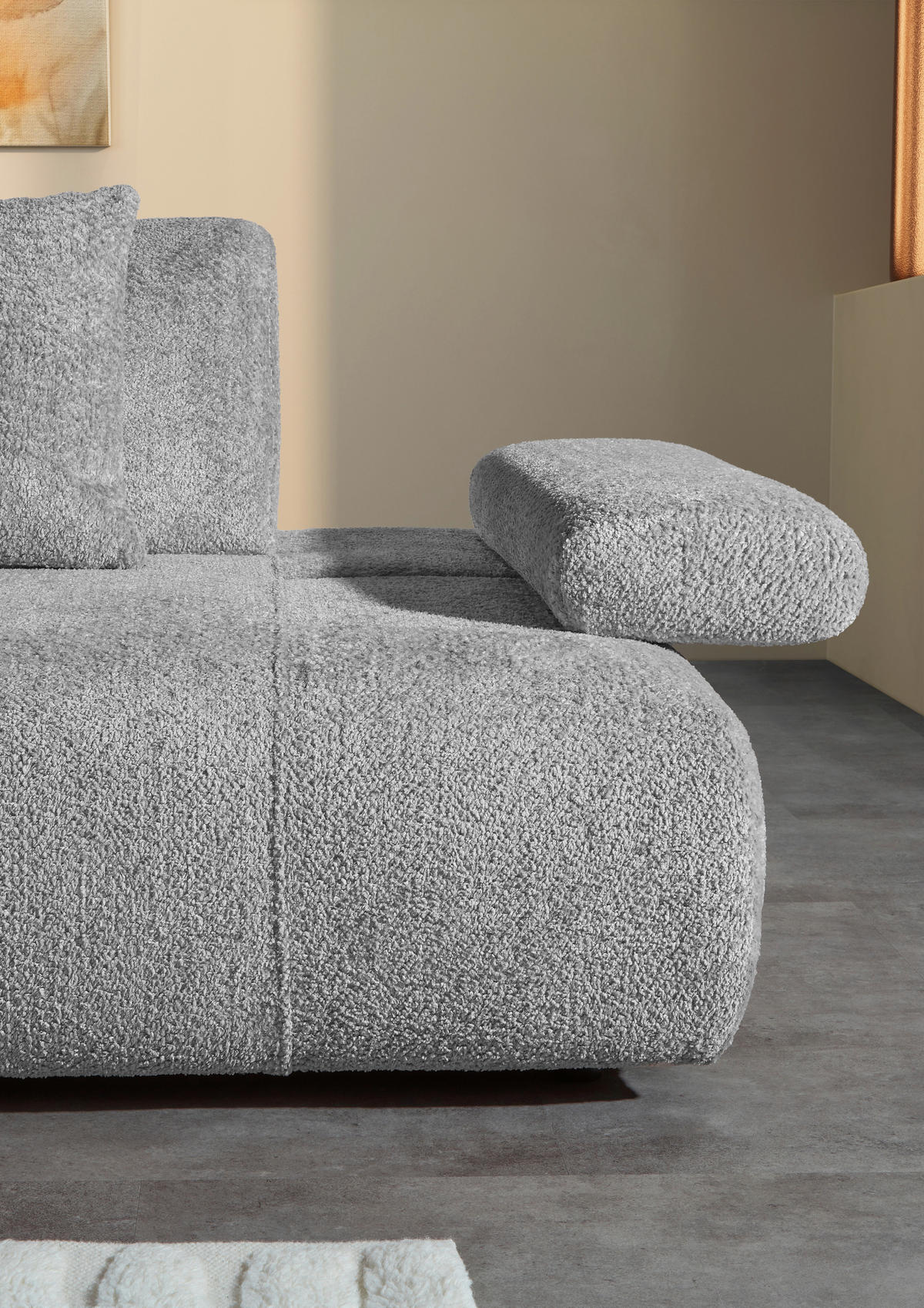 SCHLAFSOFA in Textil Schlammfarben  - Schlammfarben/Schwarz, Konventionell, Kunststoff/Textil (235-255/80/116-138cm) - Carryhome