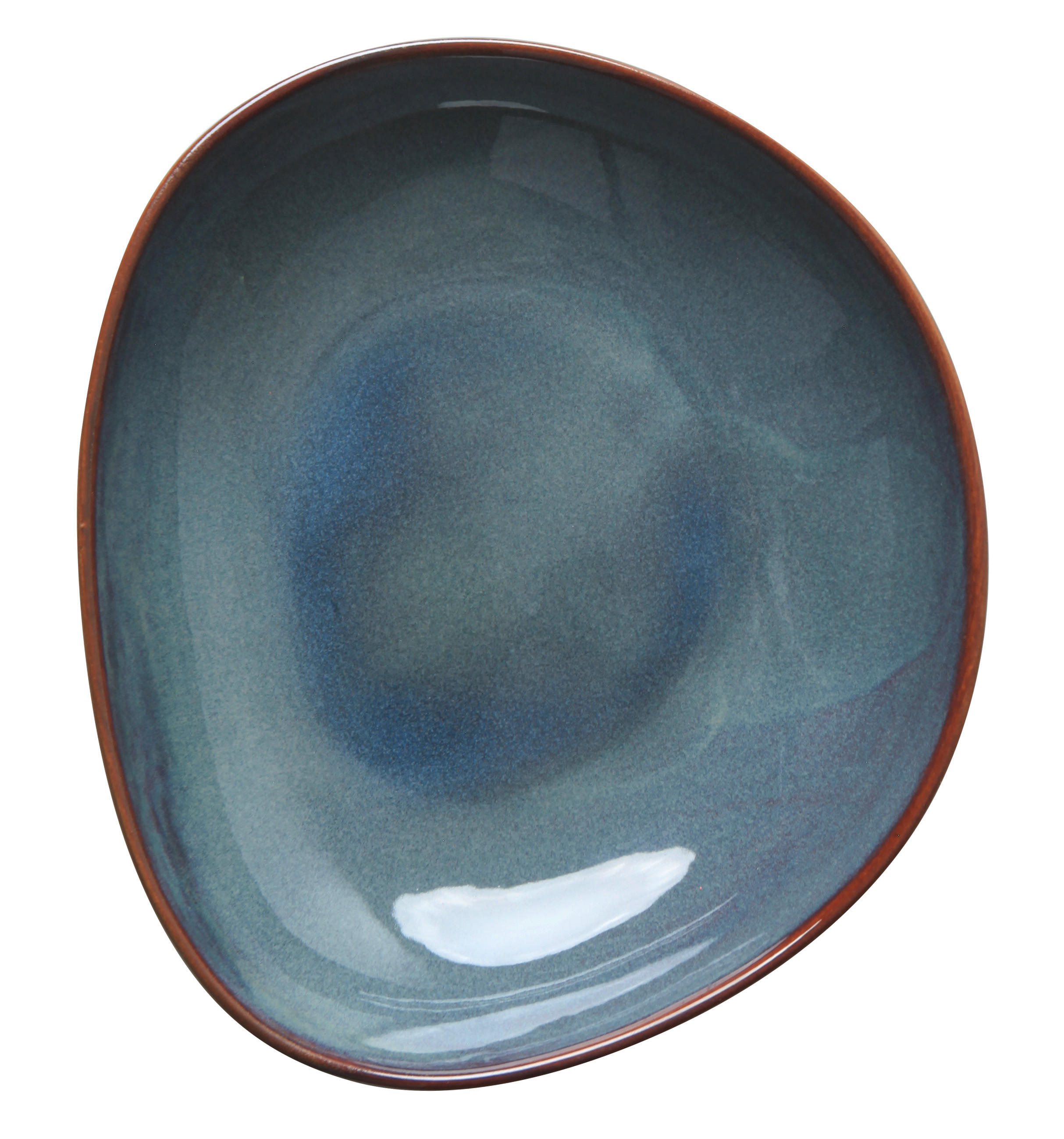 SUPPENTELLER ORGANIC DENIM 22,5/19,5 cm  - Hellblau, Trend, Keramik (22,5/19,5cm) - Novel