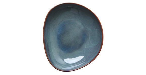 SUPPENTELLER ORGANIC DENIM  22,5/19,5 cm  - Hellblau, Trend, Keramik (22,5/19,5cm) - Novel