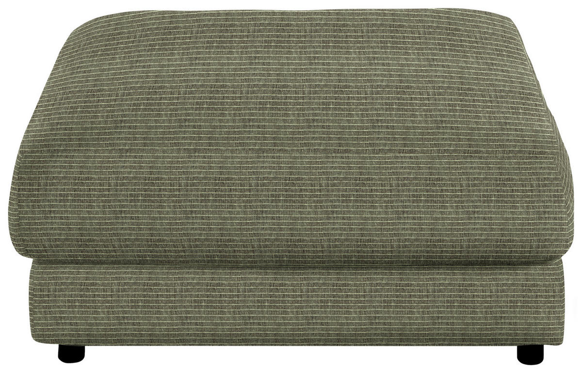 HOCKER in Textil Grün  - Schwarz/Grün, Design, Kunststoff/Textil (100/86/100cm) - Lomoco