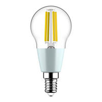 LED-SIJALKA S SVETILNO NITKO   //// - prozorno, Basics, kovina/umetna masa (4,5/10cm)