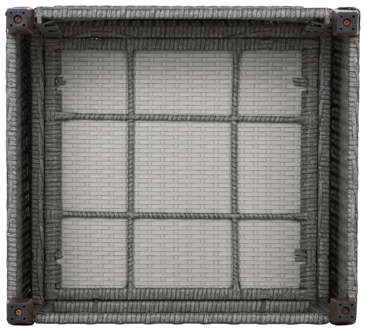 GARTENSESSEL Metall, Kunststoff, Textil Grau  - Braun/Grau, MODERN, Kunststoff/Textil (65/67/73cm) - Ondega