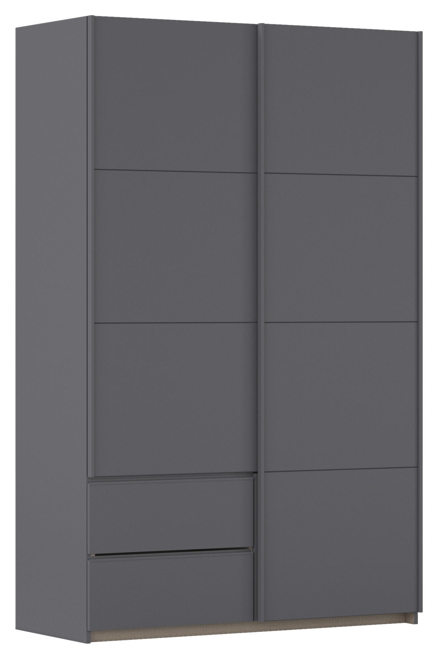 SCHWEBETÜRENSCHRANK  in Grau  - Grau, MODERN, Holzwerkstoff (131/210/59cm) - Rauch Möbel