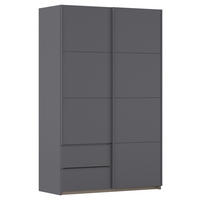 SCHWEBETÜRENSCHRANK in Grau  - Grau, Modern, Holzwerkstoff (131/210/59cm) - Rauch Möbel