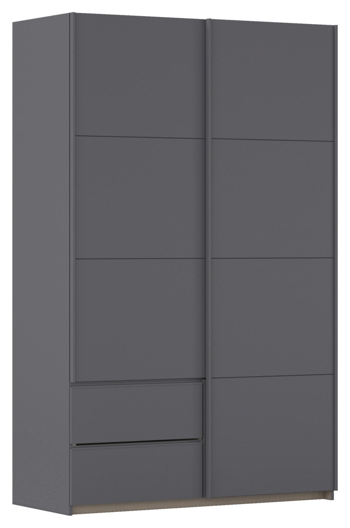 SCHWEBETÜRENSCHRANK in Grau  - Grau, Modern, Holzwerkstoff (131/210/59cm) - Rauch Möbel