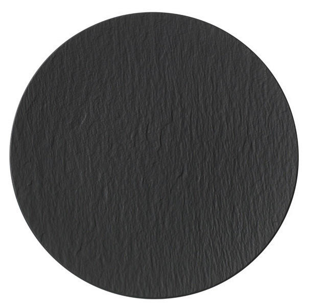 GOURMETTELLER Schwarz 31,50 cm Manufacture Rock  - Schwarz, KONVENTIONELL, Keramik (31,50cm) - Villeroy & Boch