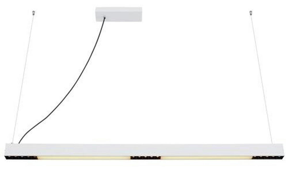 VISEČA LED-SVETILKA  Hodari //3000-6000 K// - bela, Design, kovina/umetna masa (119/7/120cm) - Globo