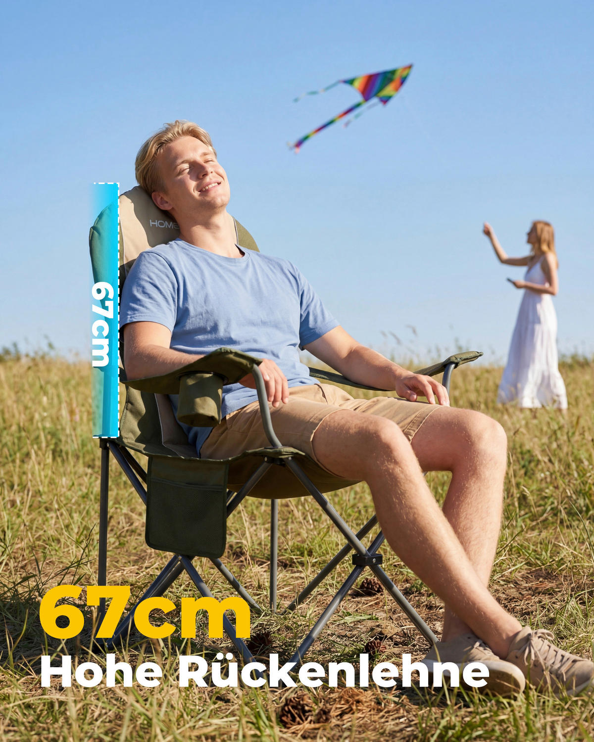 CAMPINGSESSEL - Silberfarben/Grau, Basics, Textil/Metall (84/110/60cm) - Modante