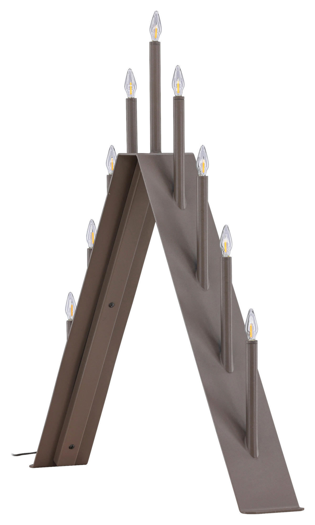 WEIHNACHTSPYRAMIDE  - Braun, Basics, Metall (64/64/9cm) - P & B