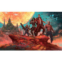 FOTOTAPETE GUARDIANS OF THE GALAXY  - Naturfarben, Design, Textil (400/250cm) - Marvel