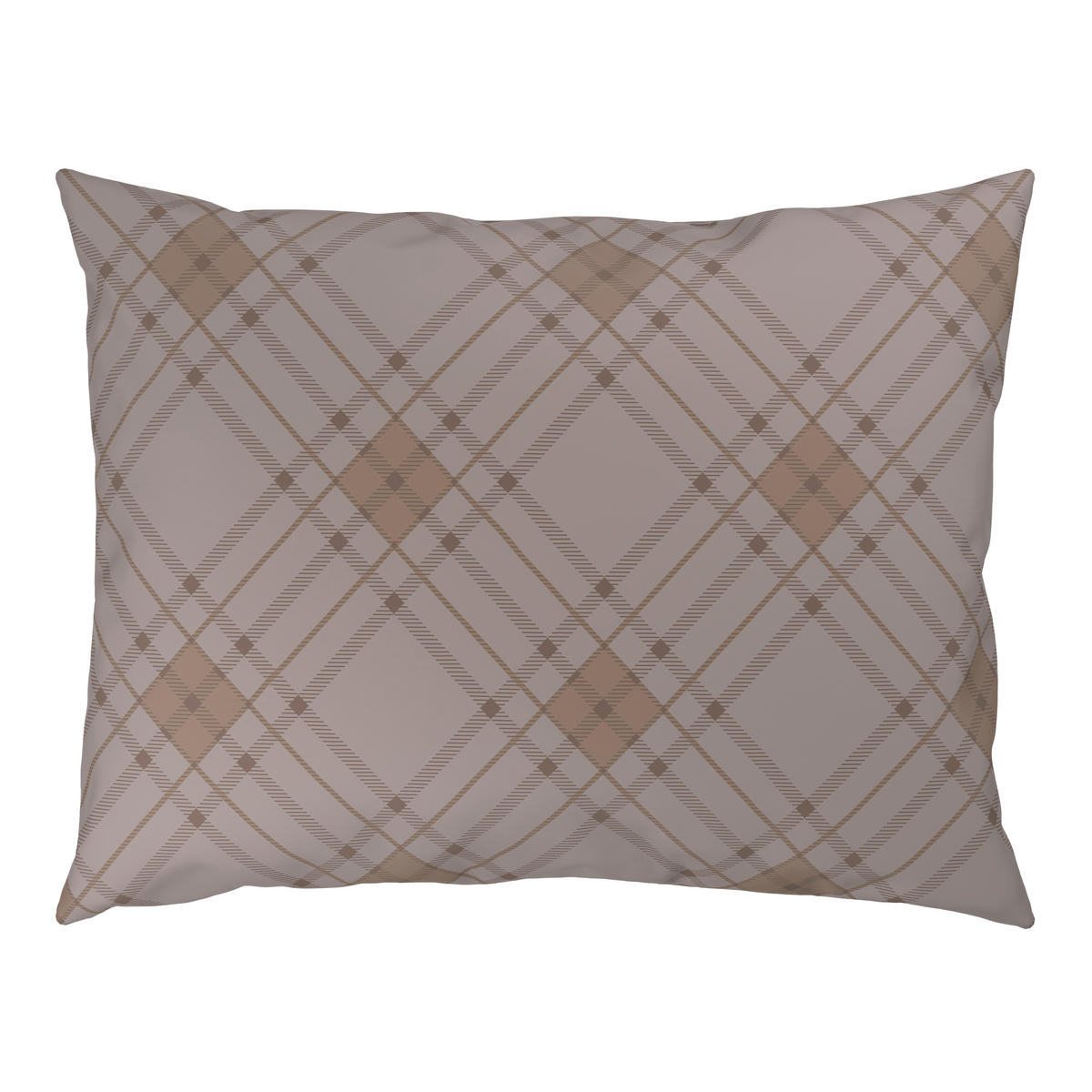 BETTWÄSCHESET Satin 160/210 cm  65 cm/100 cm  - Taupe, Design, Textil (160/210cm) - Ambia Home