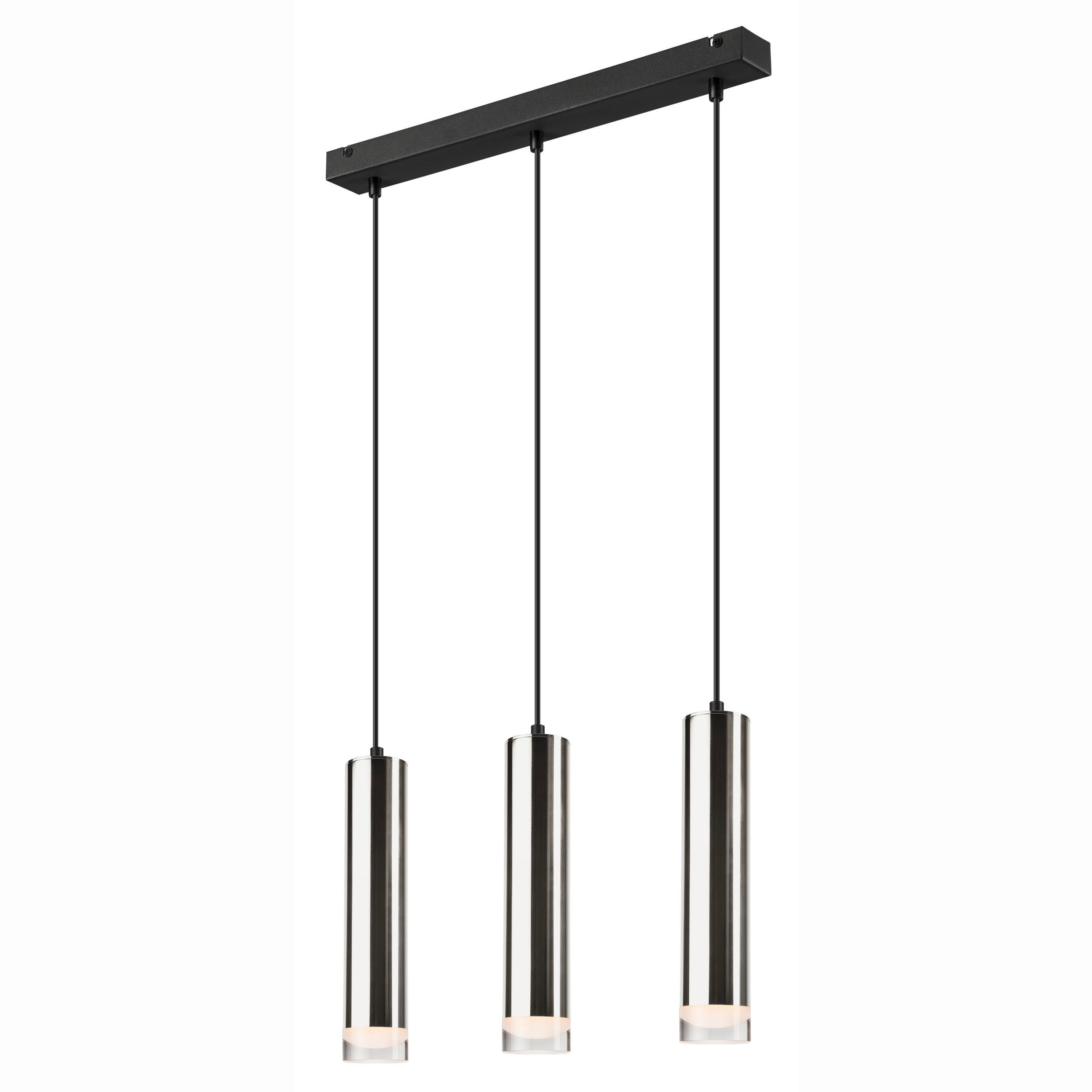 PENDELLEUCHTE DIEGO 90/50/90 cm   - Chromfarben, Design, Metall (90/50/90cm)