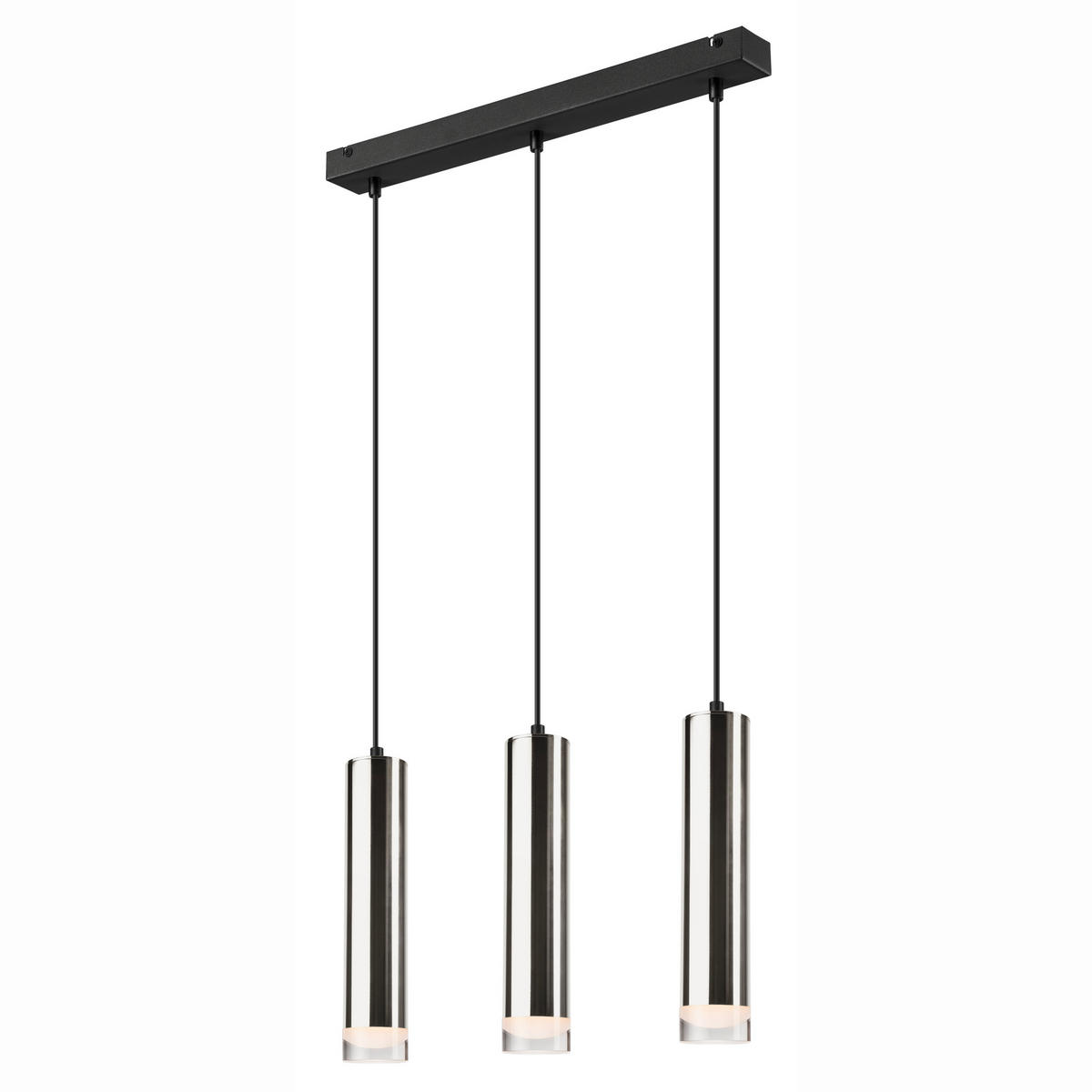 PENDELLEUCHTE DIEGO 90/50/90 cm   - Chromfarben, Design, Metall (90/50/90cm)