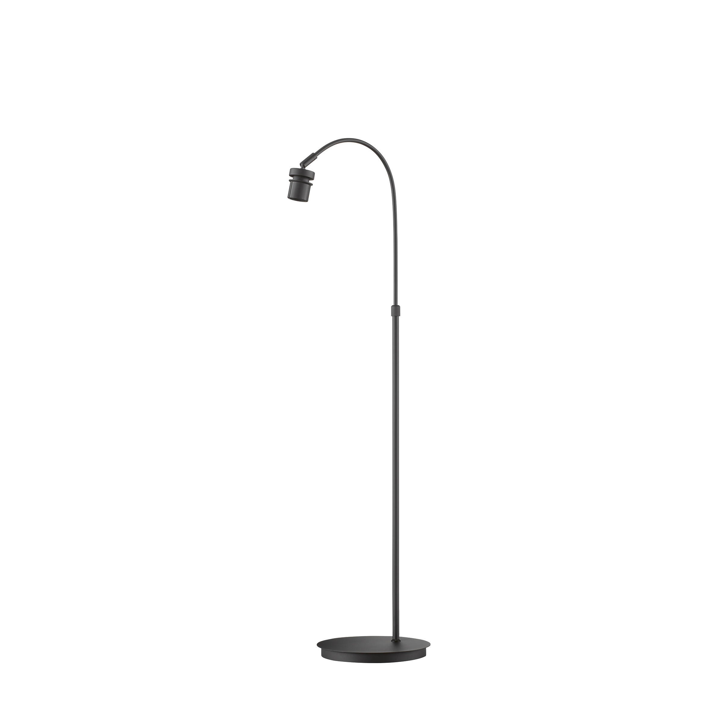 GOLVLAMPA Modular M 26-33/105-140 cm    - svart, Basics, metall (26-33/105-140cm) - Fischer & Honsel