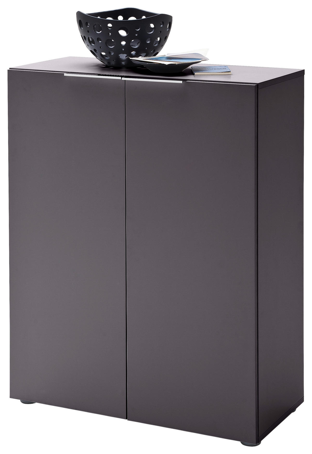 SCHUHSCHRANK  in 80/101/39 cm  - Edelstahlfarben/Anthrazit, Design, Holzwerkstoff/Kunststoff (80/101/39cm) - Carryhome
