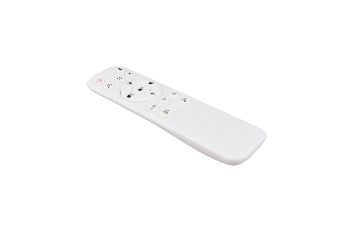 DECKENVENTILATOR - Klar/Weiß, Design, Kunststoff/Metall (30/24cm)