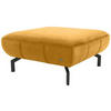 HOCKER Webstoff Orange  - Schwarz/Orange, Design, Textil/Metall (83/44/83cm) - LOOKS by W.Joop