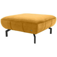 HOCKER Webstoff Orange  - Schwarz/Orange, Design, Textil/Metall (83/44/83cm) - LOOKS by W.Joop