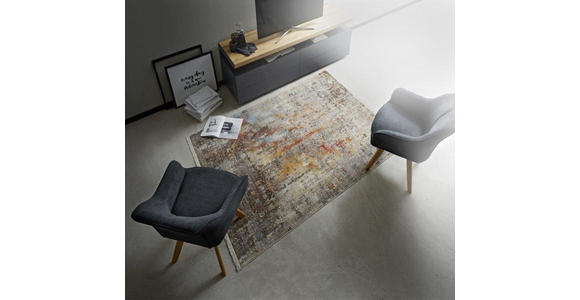 VINTAGE-TEPPICH Samarkand - Multicolor/Grau, LIFESTYLE, Textil (120/153cm) - Esposa