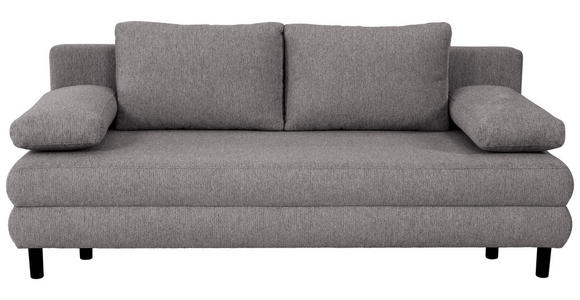 SCHLAFSOFA Lia in Webstoff Anthrazit  - Anthrazit/Schwarz, Design, Textil/Metall (197/84/92,5cm) - Hom`in