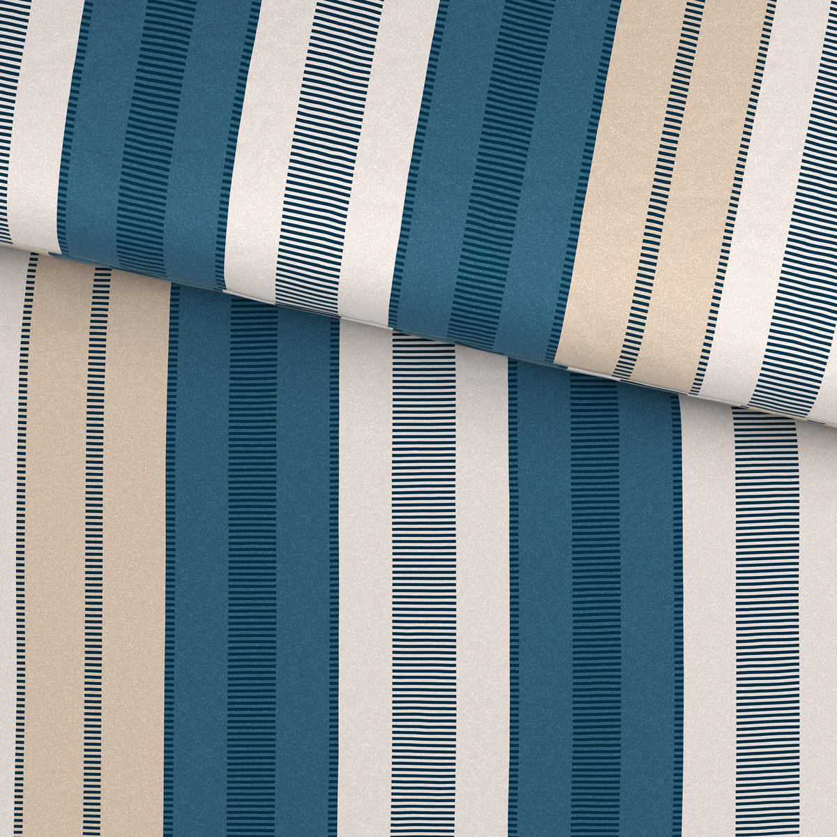 BETTWÄSCHE Mavie Satin 140/200 cm  - Blau, Basics, Textil (140/200cm) - Novel