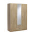 KLEIDERSCHRANK in Sonoma Eiche - Silberfarben/Sonoma Eiche, Design, Holz/Holzwerkstoff (136/197/54cm) - Boxxx KLEIDERSCHRANK in Sonoma Eiche - Silberfarben/Sonoma Eiche, Design, Holz/Holzwerkstoff (136/197/54cm) - Boxxx