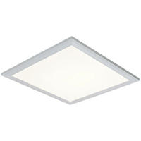 Plafonieră Cu Led 12 W    30/30/6 cm  - argintiu/alb, Basics, plastic/metal (30/30/6cm) - Boxxx