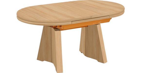 COUCHTISCH in Metall, Holzwerkstoff 110-150,5/65/54-73 cm - Buchefarben, KONVENTIONELL, Holzwerkstoff/Metall (110-150,5/65/54-73cm) - Venda