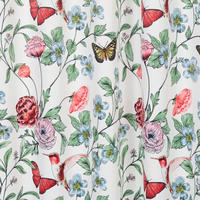 DEKOSTOFF per lfm blickdicht  - Hellrosa/Grün, KONVENTIONELL, Textil (145cm) - Esposa