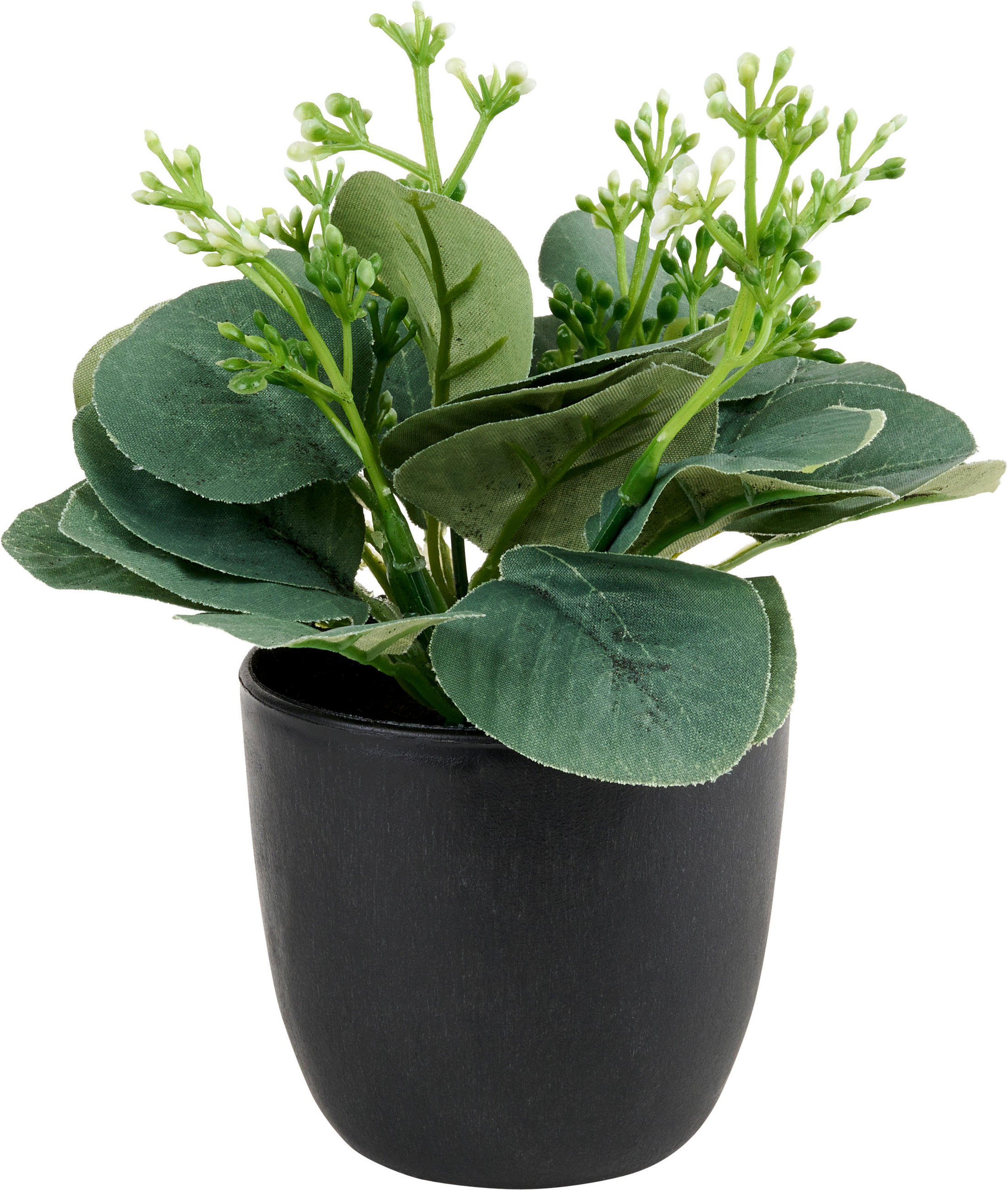 KONSTVÄXT 20 cm  - grön/svart, Basics, textil/plast (20cm)