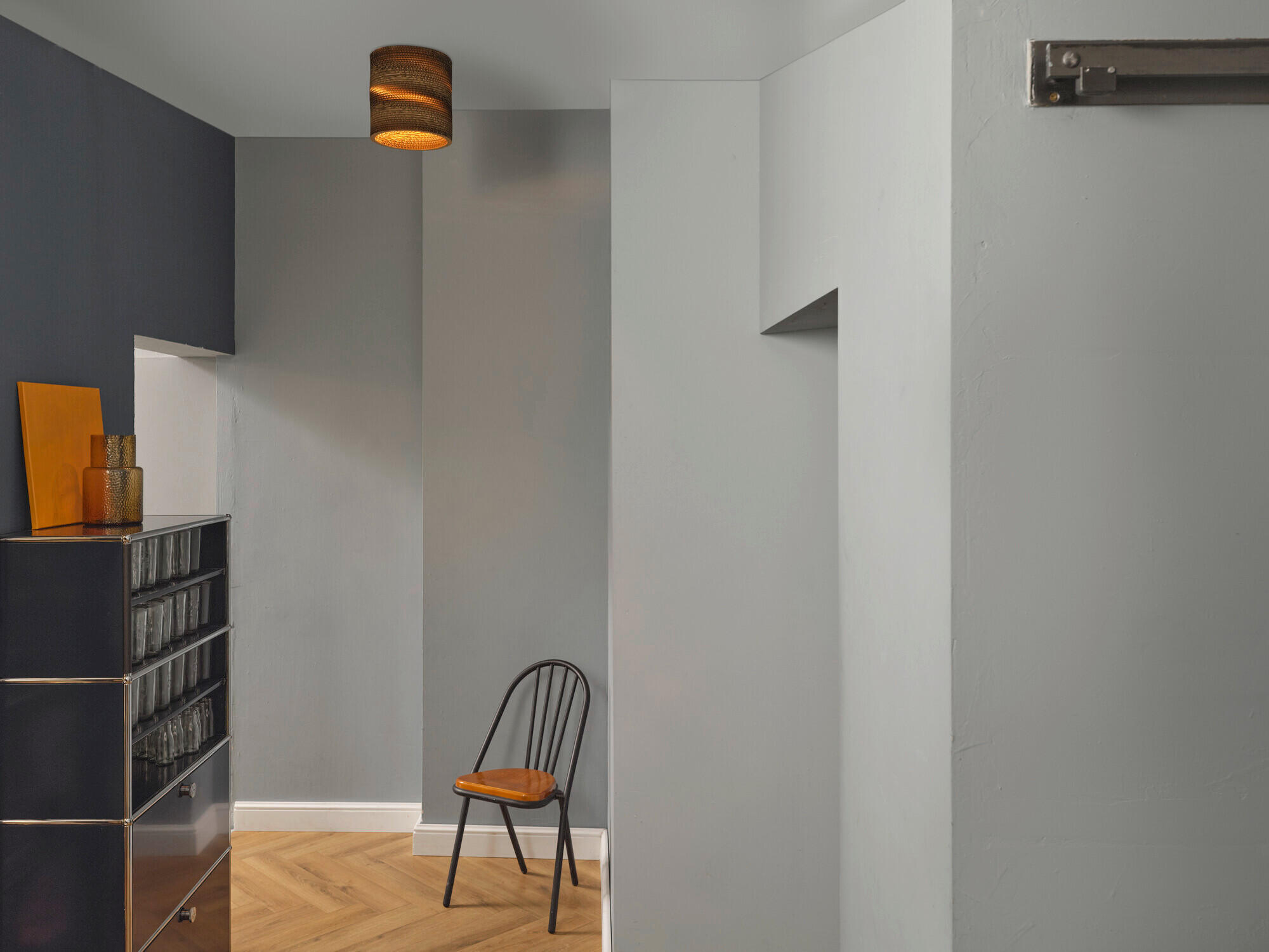 DECKENLEUCHTE  25/26 cm    - Braun, Natur, Karton/Metall (25/26cm) - Osram