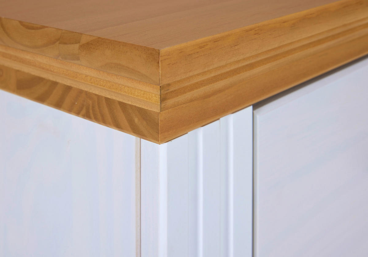 NOĆNI ORMARIĆ bijela, hrast Artisan   - bijela/hrast Artisan, Moderno, drvni materijal/metal (68/53/41cm) - Landscape