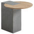 BEISTELLTISCH in Grau, Eichefarben - Eichefarben/Grau, Design, Holz/Stein (53/45/45cm) BEISTELLTISCH in Grau, Eichefarben - Eichefarben/Grau, Design, Holz/Stein (53/45/45cm)