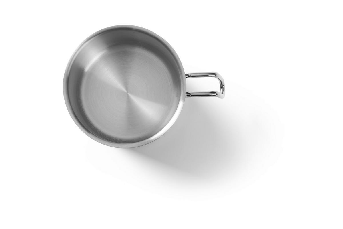 OALĂ PENTRU FIERT LAPTE 1,5 l  - argintiu, Basics, metal (14/12cm) - Homeware Profession.