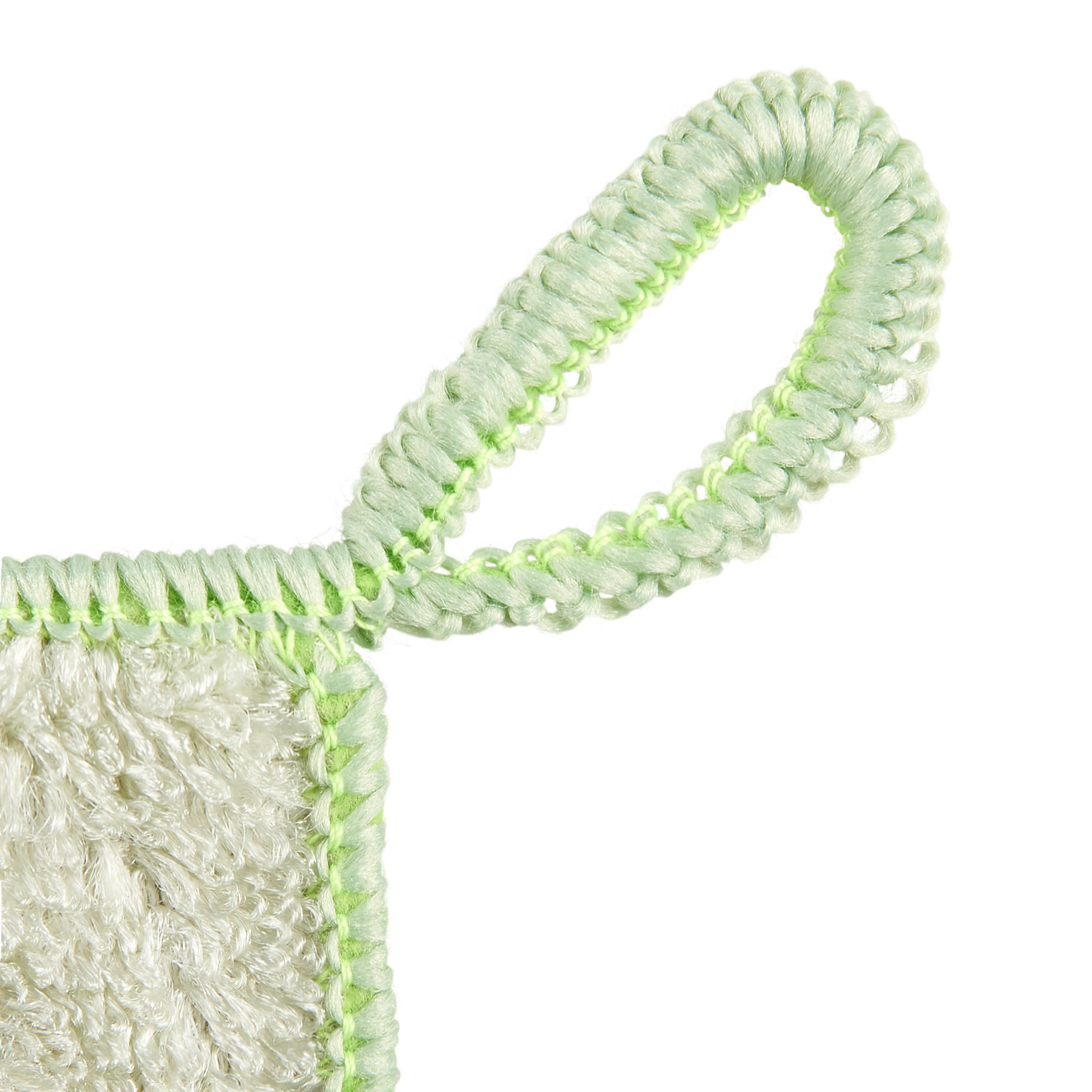 UNIVERZÁLNA UTIERKA - svetlozelená, Basics, prírodné materiály (25/25cm)